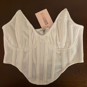 Missguided corset top size US 6!